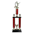 Trofeo de Tubo con Figura Serie 50 de Baloncesto